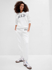 Штани LOGO JOGGER SWEATPANTS 463492-18 GAP Білий M - Фото 1