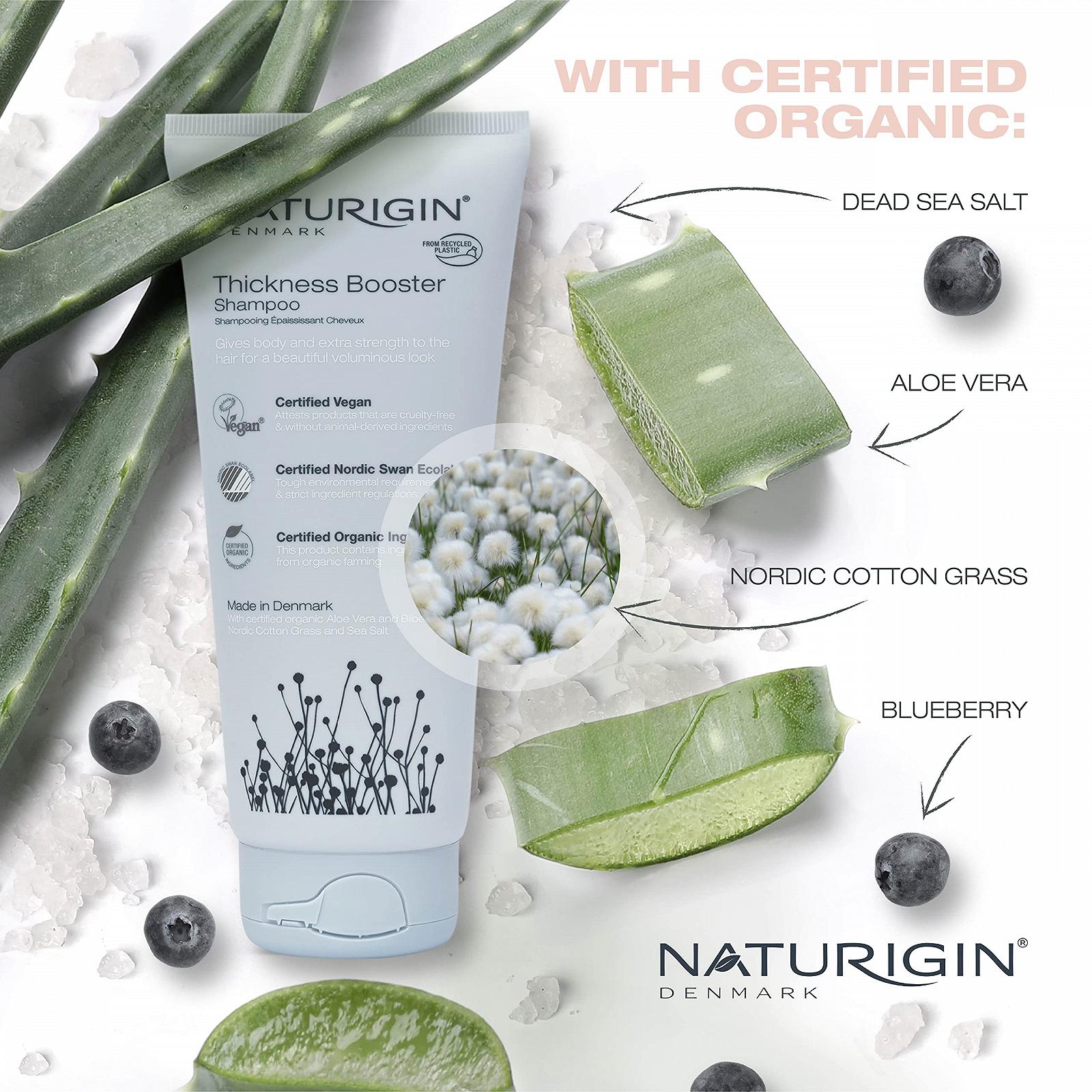 Шампунь NATURIGIN Vegan Thickness Booster Сухе Волосся SLS Без сульфатів, фото №2