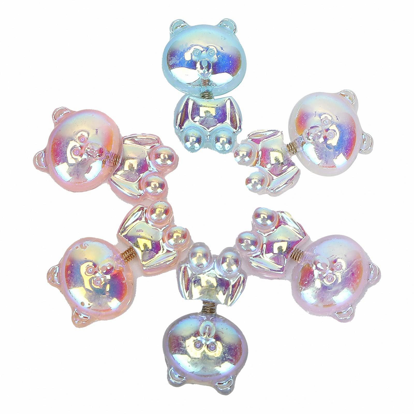 Украшение для ногтей Мишка 3D, Мишка, Аксессуары для ногтей Мягкая и гладкая поверхность, 3D форма мишки, фото №2