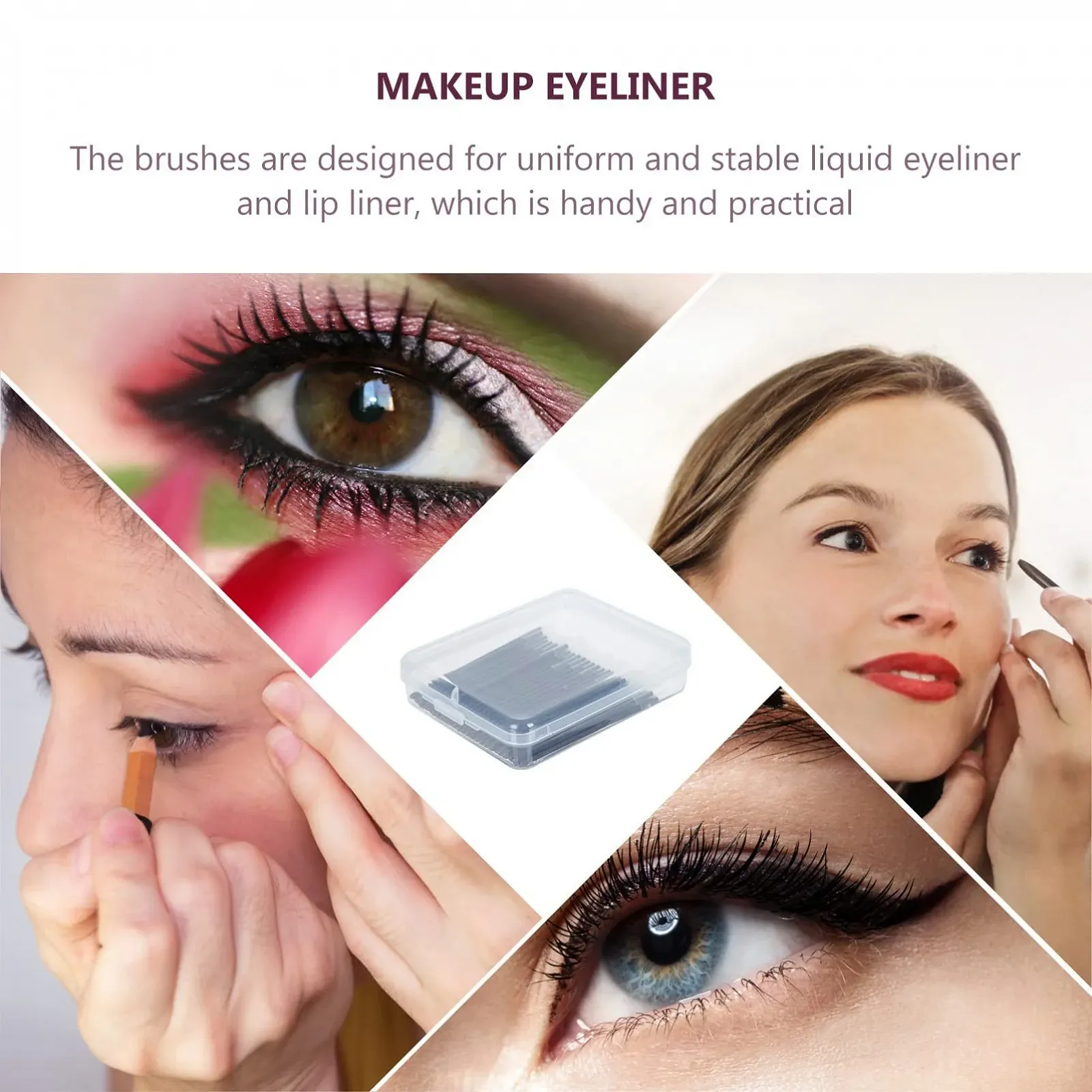 Кисти для подводки Uonlytech 50 шт, фото №7