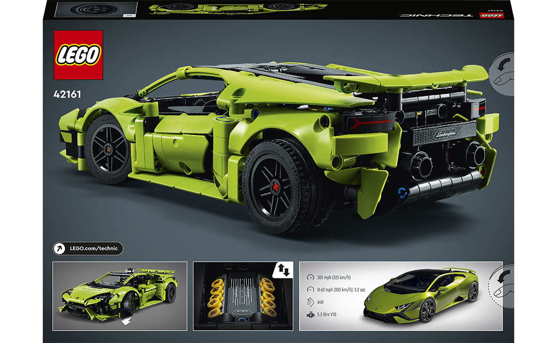 Детский конструктор LEGO Technic Lamborghini Huracán Tecnica (42161), фото №3