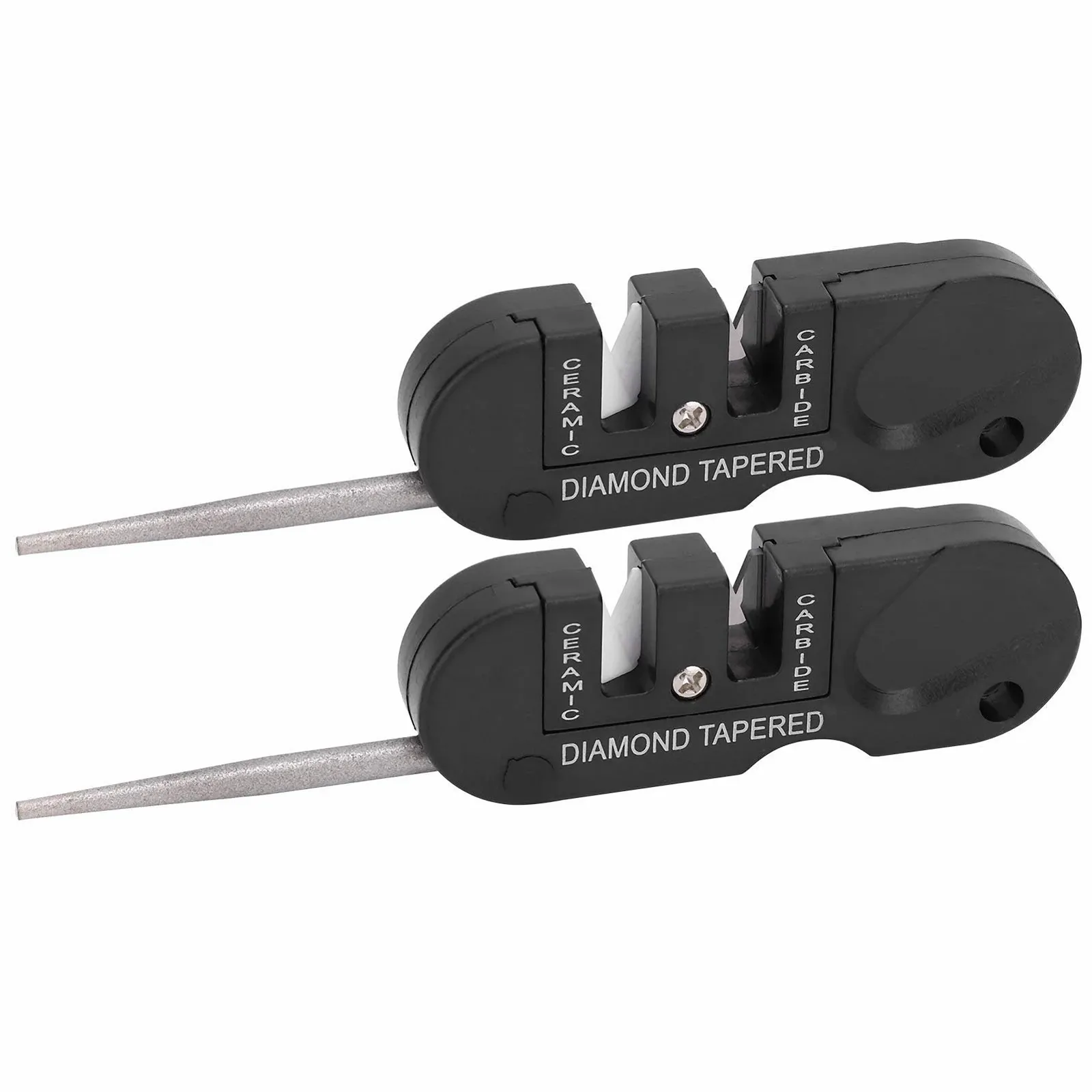 Точило для ножів кишенькове 4-в-1 портативне багатофункціональне для кемпінгу, фото №1