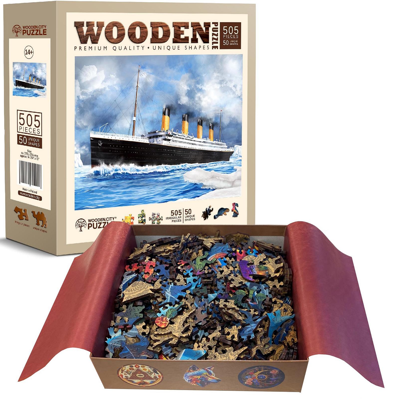 Дерев'яний пазл WOODEN.CITY Titanic 500 деталей, фото №4
