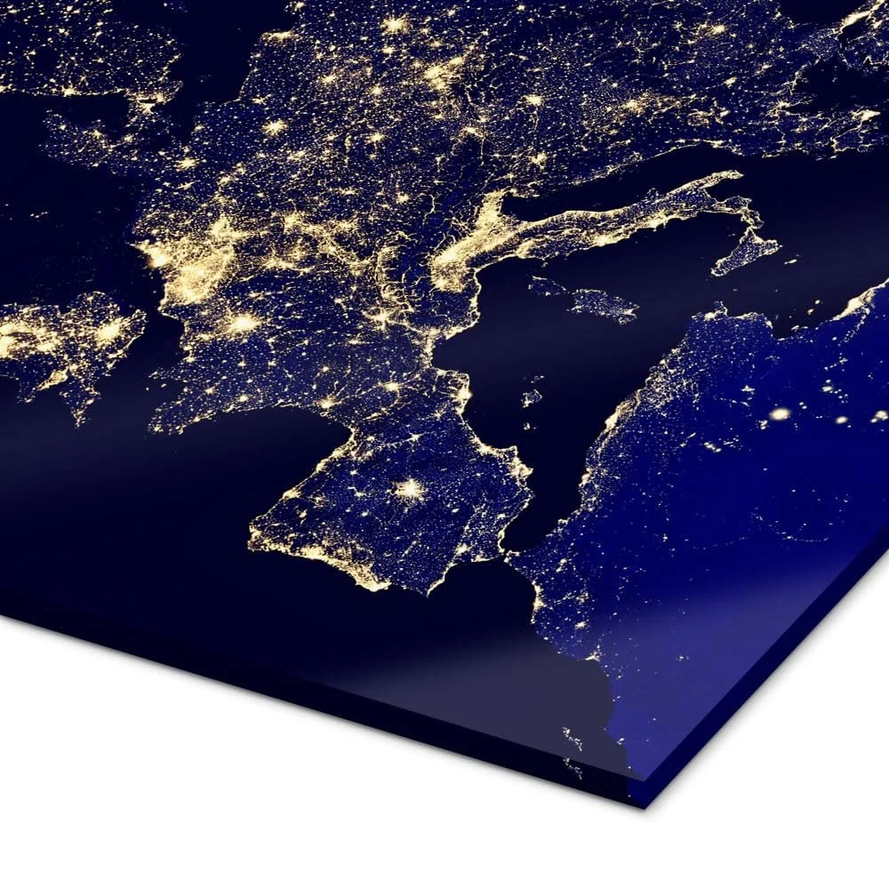 Картина Posterlounge NASA Europe at Night акрилове скло 50 x 70 см, фото №3