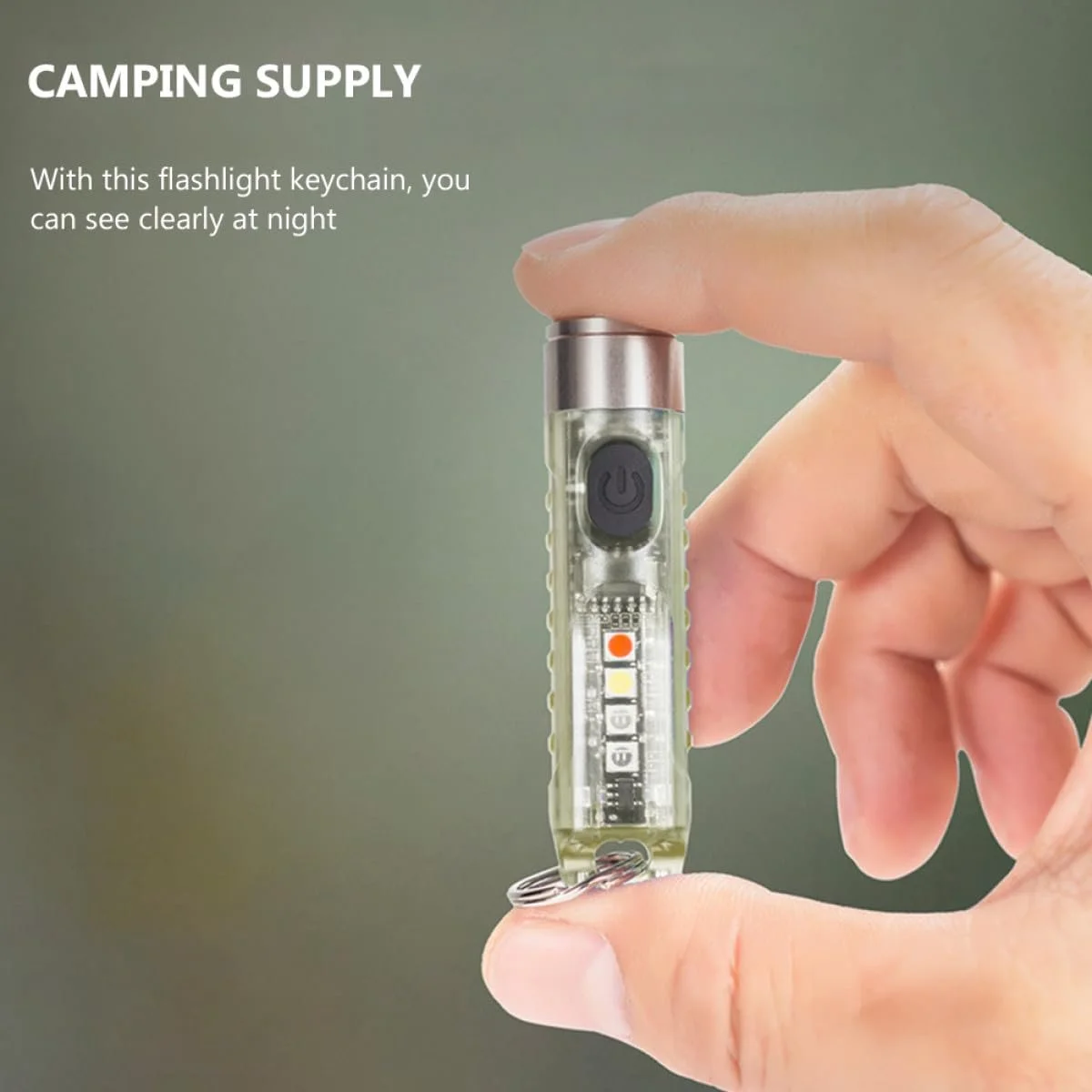 Фонарик Sosoport USB Rechargeable Маленький LED Брелок для Ключей Маленький Легкий для Кемпинга Пешего Туризма, фото №3 Фонарик Sosoport USB Rechargeable Маленький LED Брелок для Ключей Маленький Легкий для Кемпинга Пешего Туризма, фото №3