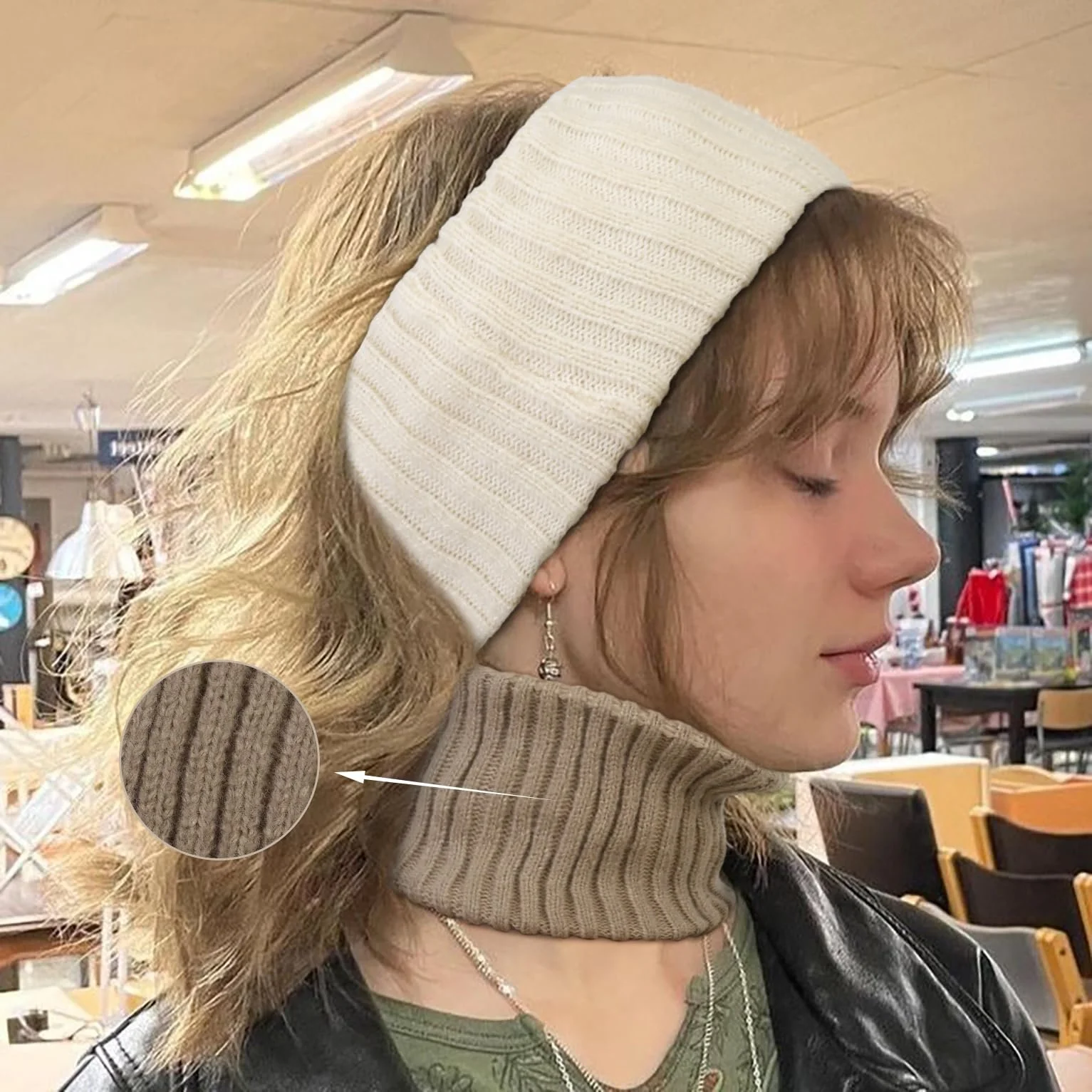 Пов'язка на голову AKTVSHOW, зимова, для жінок, фото №4