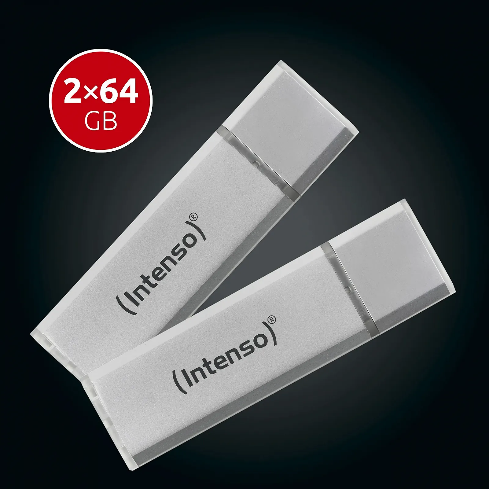 Memory Stick Intenso Ultra Line 2x 64GB USB 3.2 Gen 1x1 Silver, фото №3