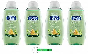 Шампунь-гель для душу Neutro Roberts Doccia Shampoo Tonificante з фруктовими вітамінами 4 x 250 мл - Фото 1
