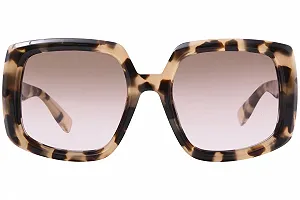 Сонцезахисні окуляри Furla Унісекс Sfu709 Жовтий Havana Плямистий Коричневий 54/21/140 synthetic.ua - Фото 1