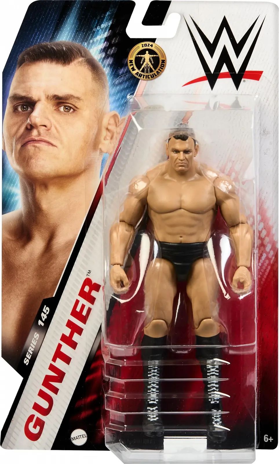 Екшн-фігурка Mattel WWE Series #145 Gunther 6 дюймів 10 Points of Articulation, фото №2