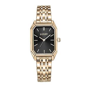 Купить Часы Burker Watches Isabell 28мм прямоугольные, золотые, черные - Фото 1 Часы Burker Watches Isabell 28мм прямоугольные, золотые, черные - Фото 1