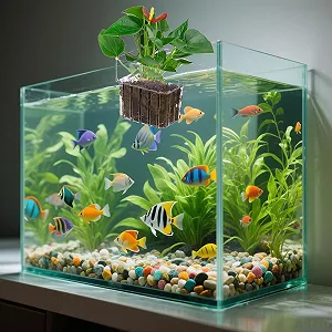 Настінний квітковий горщик Набір з 5 предметів Прозорий ABS-пластик для гідропоніки та акваріума synthetic.ua - Фото 1