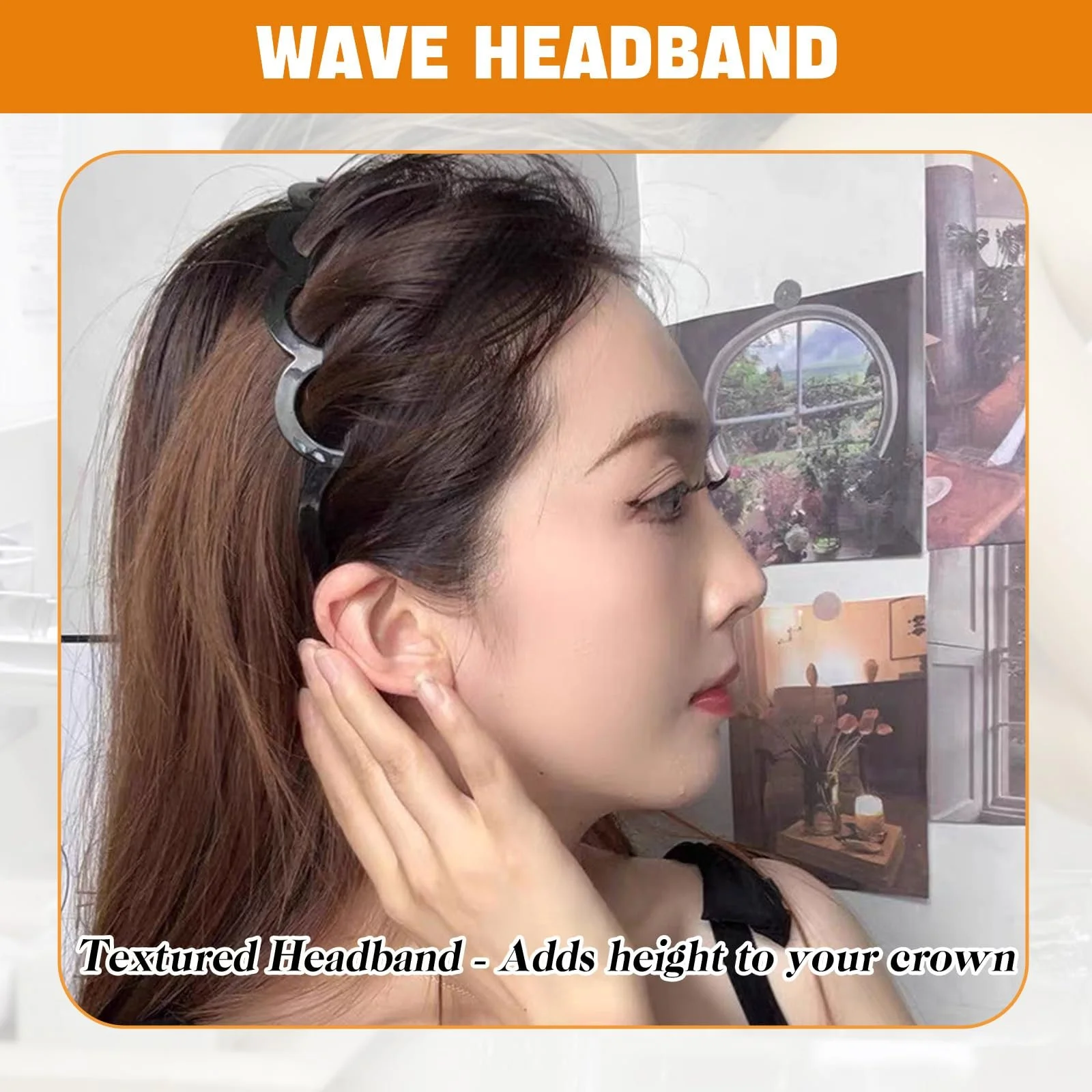 Жіночі обручі для волосся Zigzag, набір, фото №6