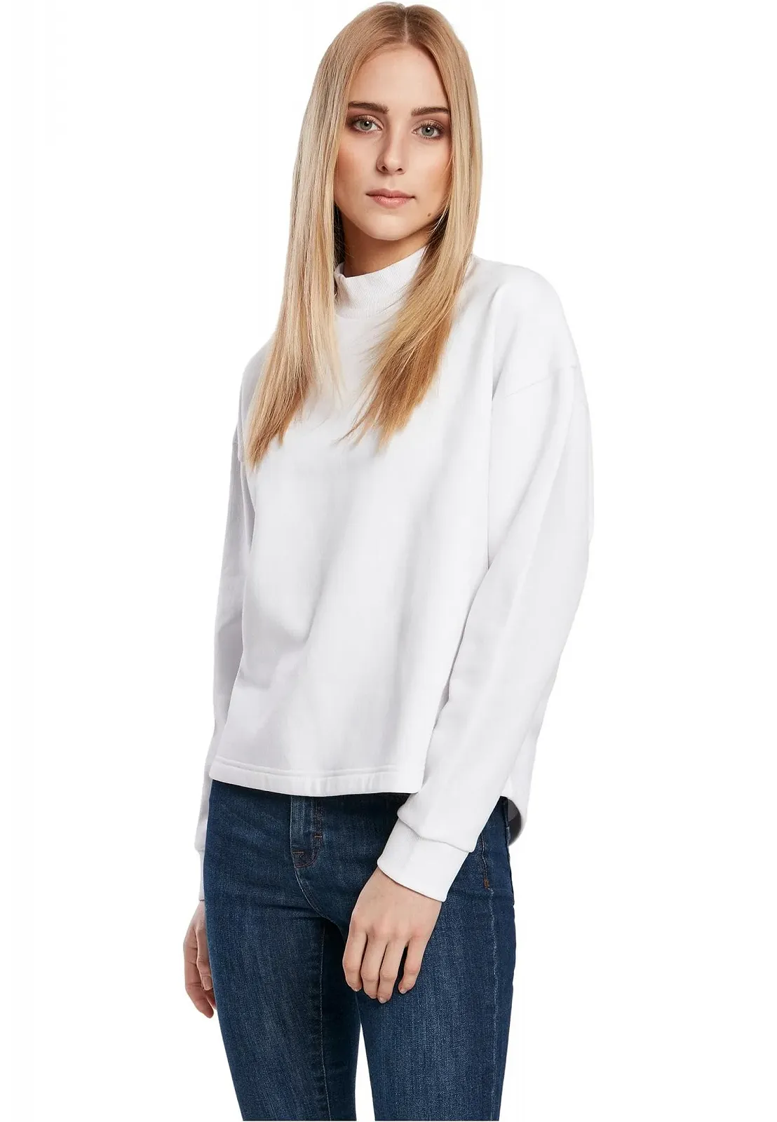 Женский свитшот Urban Classics Oversized High Neck Crew, фото №1