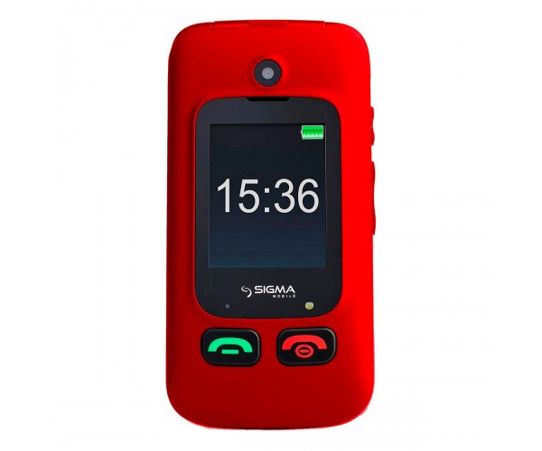 Мобільний телефон бабушкофон Sigma mobile Comfort 50 Shell Duo Red 4827798212325, фото №2