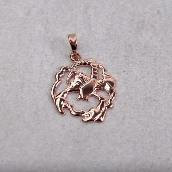 Жіночий кулон "Скорпіон - знак зодіаку", фото №2