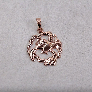 Жіночий кулон "Скорпіон - знак зодіаку" synthetic.ua - Фото 1