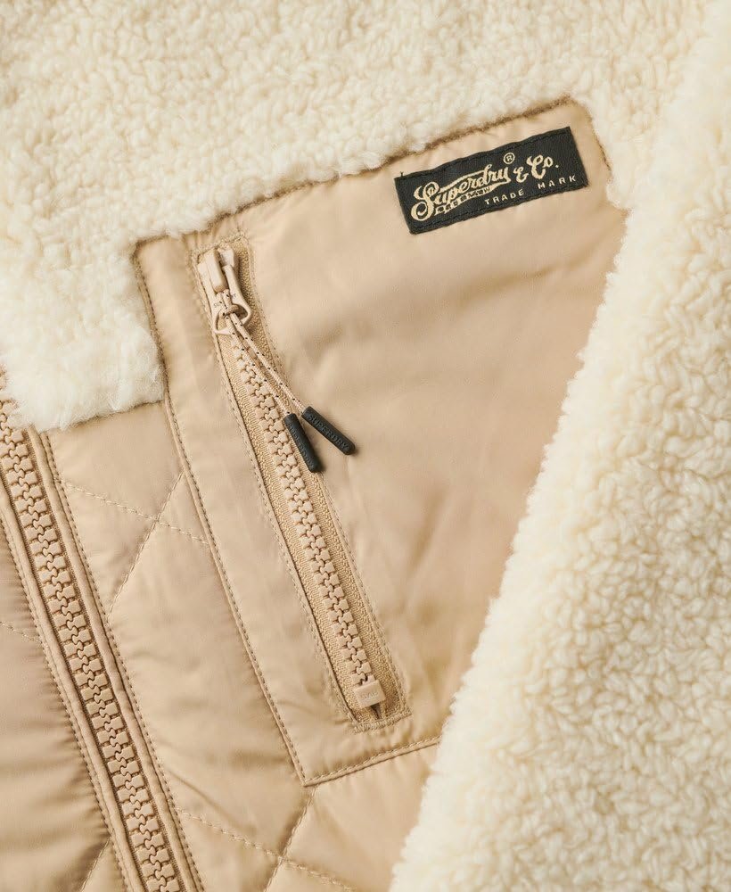 Женская флисовая куртка Superdry Workwear Hybrid, фото №6