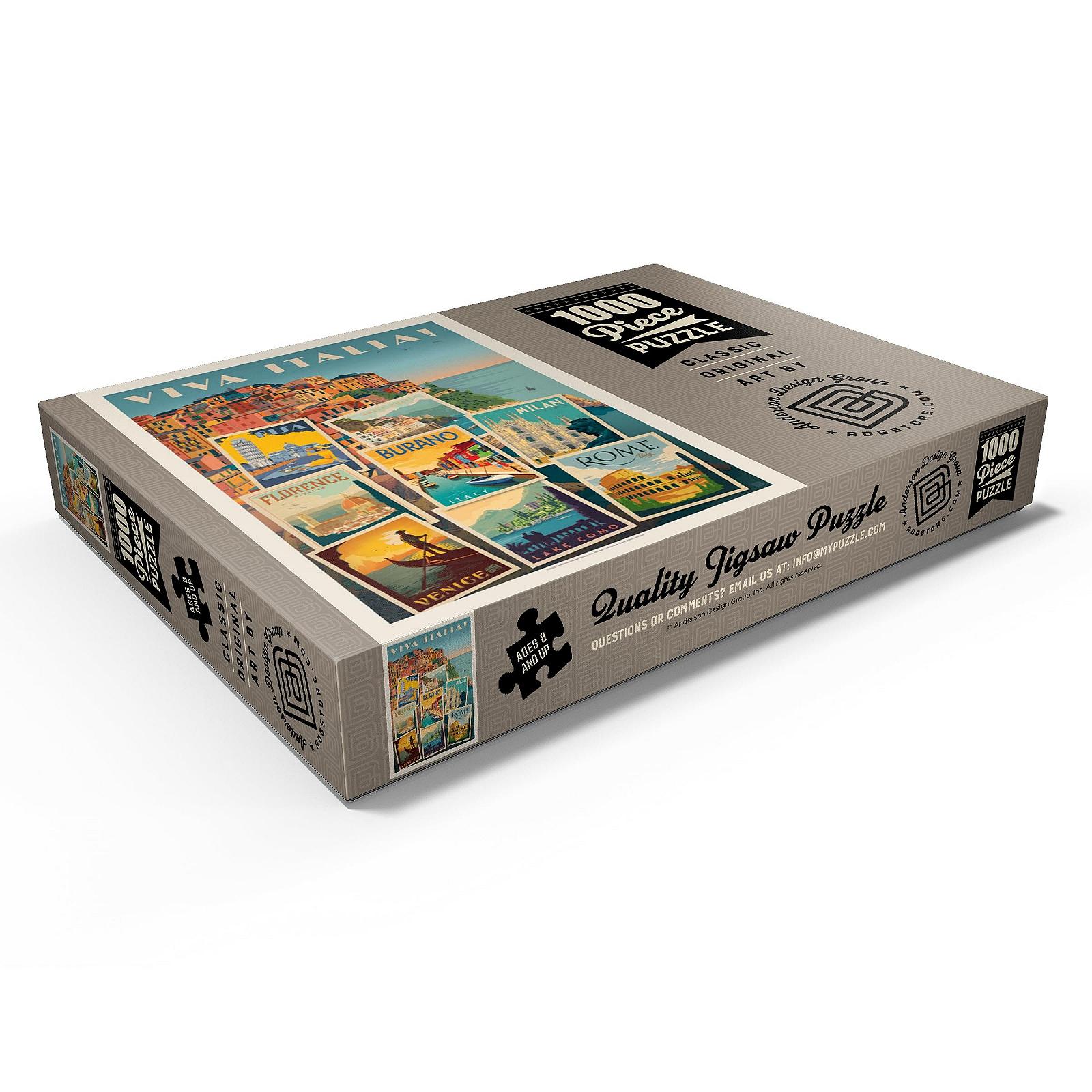 Пазл MyPuzzle Special Collection by Anderson Design Group Italy: Viva Italia! Collage, Vintage Poster 1000 элементов, фото №1