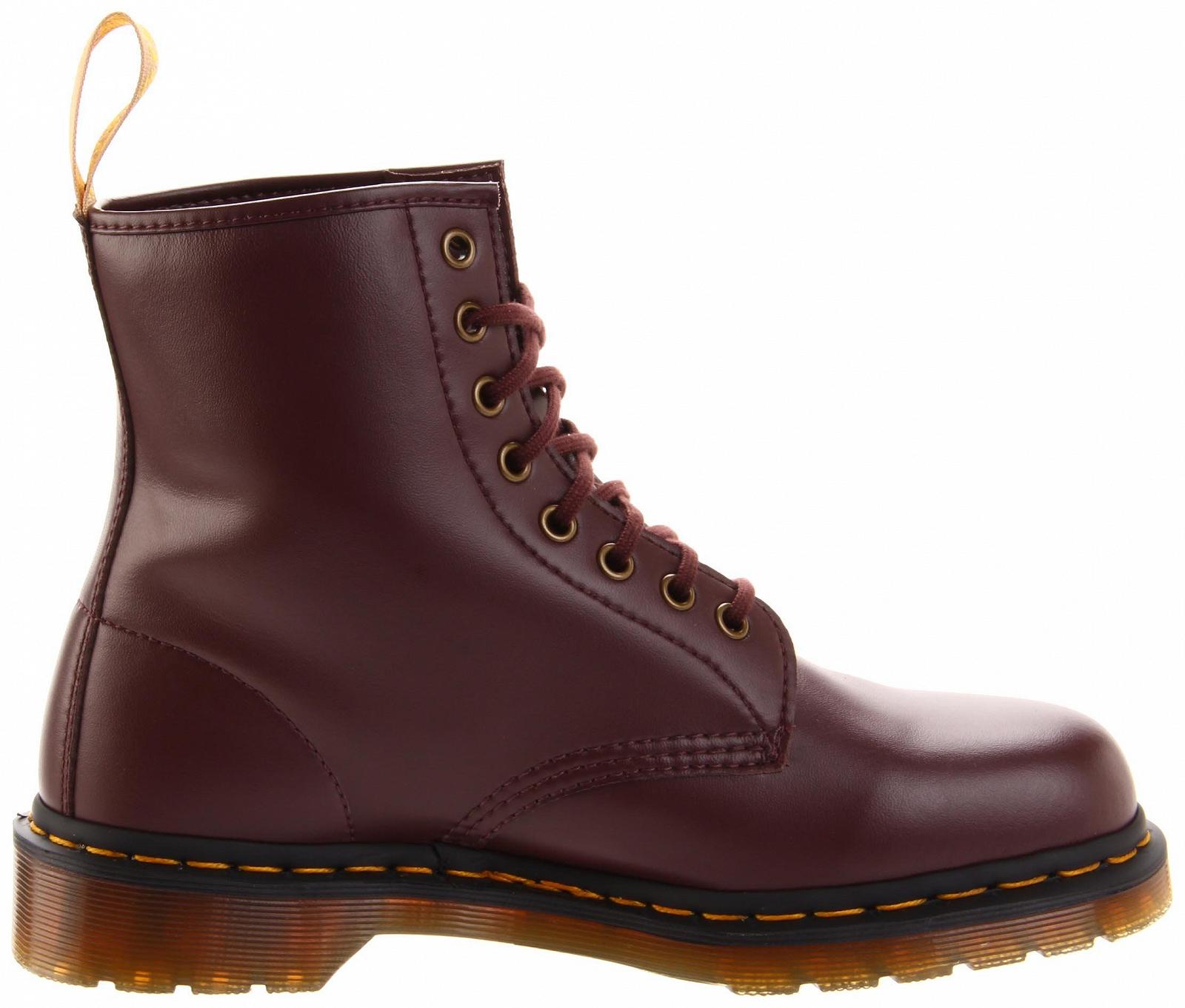 Чоботи Dr. Martens Vegan 1460 Crushed Velvet Чорний, фото №6
