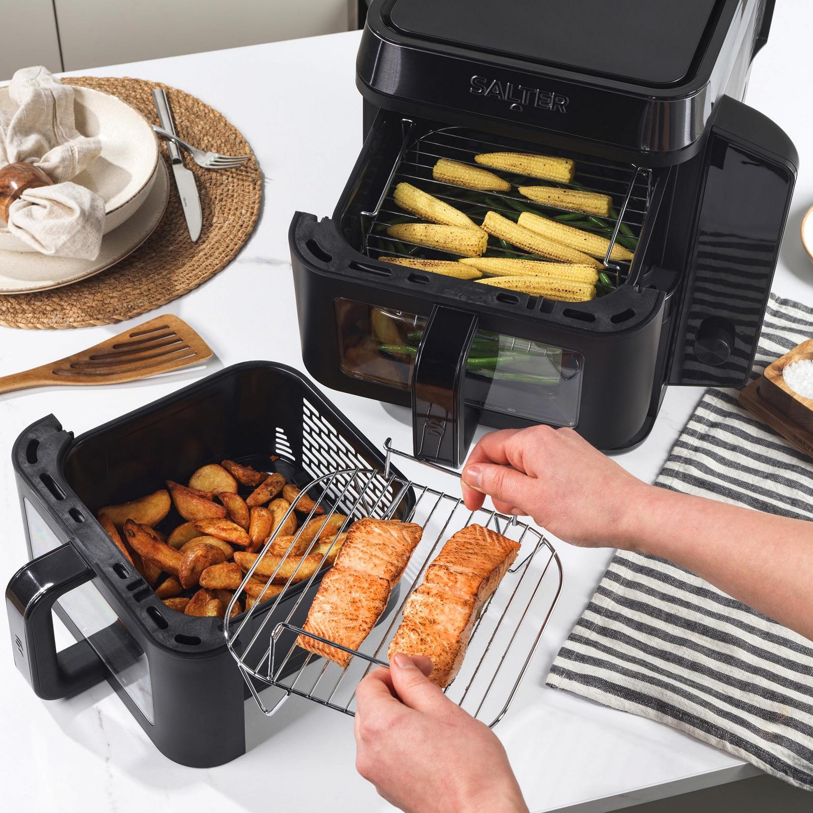 Мультипіч Salter VertiCook View 9 L Double Chamber Vertical 12 Programmes PFAS-Free, фото №7 Мультипіч Salter VertiCook View 9 L Double Chamber Vertical 12 Programmes PFAS-Free, фото №7