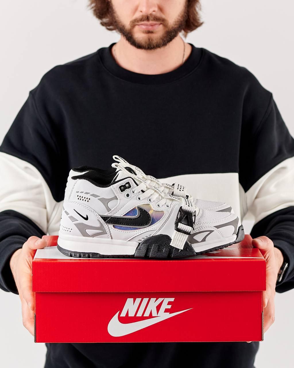 Кроссовки мужские Nike Air Trainer 1 SP белые кожаные кеды найк аир демисезонная обувь из натуральной кожи, фото №10 Кроссовки мужские Nike Air Trainer 1 SP белые кожаные кеды найк аир демисезонная обувь из натуральной кожи, фото №10