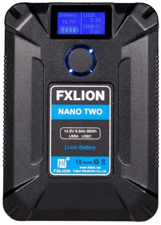 Акумулятор FXLION NANO TWO / 98Wh / 14.8 В / D-Tap / USB-C PD 45W / дисплей / Чорний, фото №1 Акумулятор FXLION NANO TWO / 98Wh / 14.8 В / D-Tap / USB-C PD 45W / дисплей / Чорний, фото №1