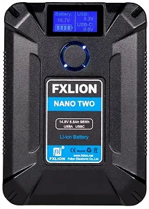 Акумулятор FXLION NANO TWO / 98Wh / 14.8 В / D-Tap / USB-C PD 45W / дисплей / Чорний - Фото 1