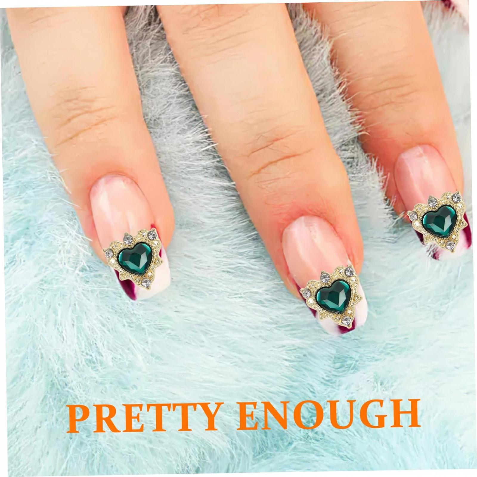 Кажан WOONEKY Металеві дорогоцінні камені для манікюру, фото №7