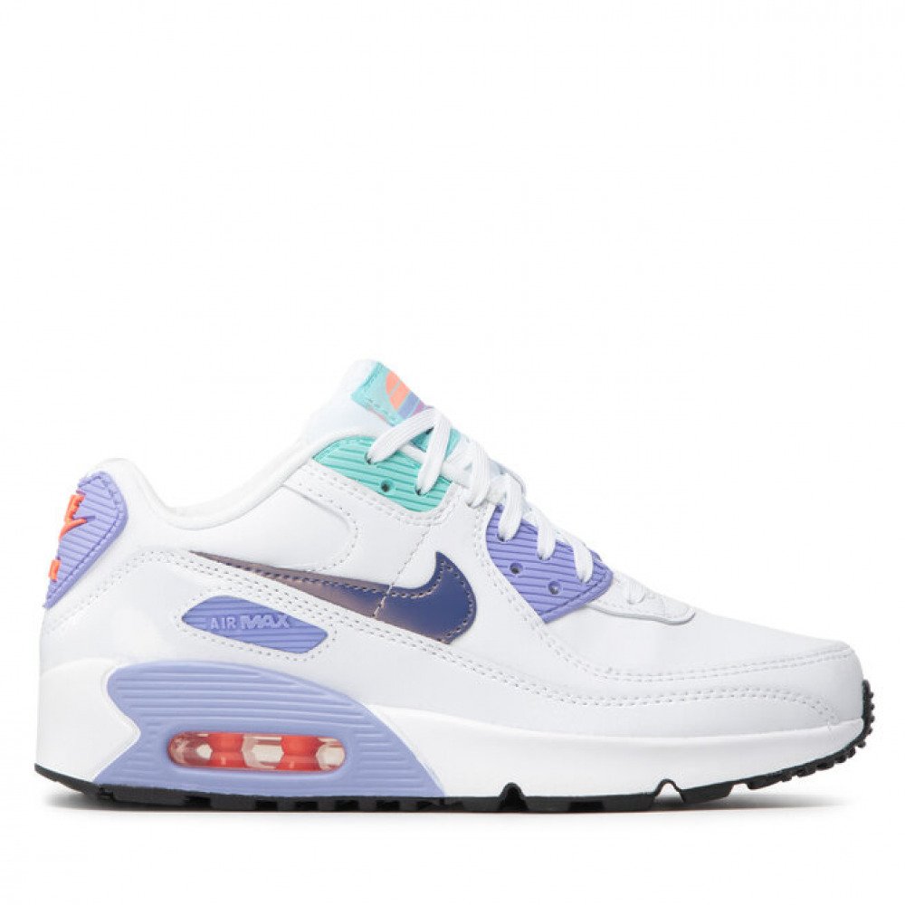 Кроссовки Nike Air Max 90 SE White Dark Purple Dust (GS) Размер 39, фото №5