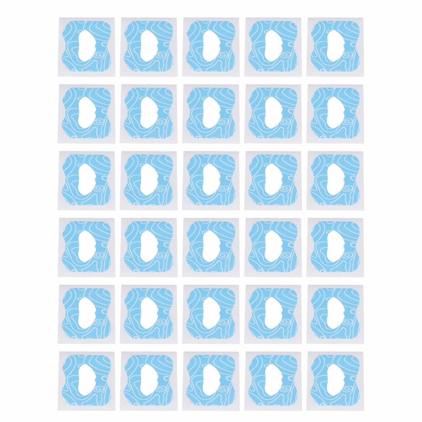 Стрічка для рота для сну Ніжна портативна 30 штук Покращує нічний сон (Синя), фото №7