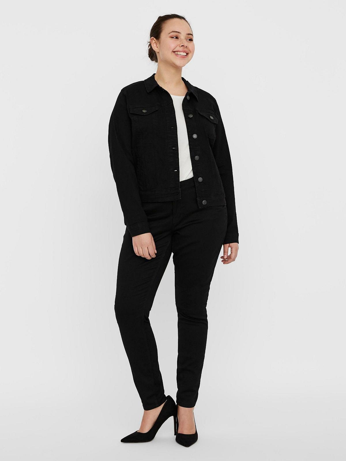 Куртка VERO MODA Vmruna Ls Slim DNM Jck Mix Ga Cur Noos, фото №5