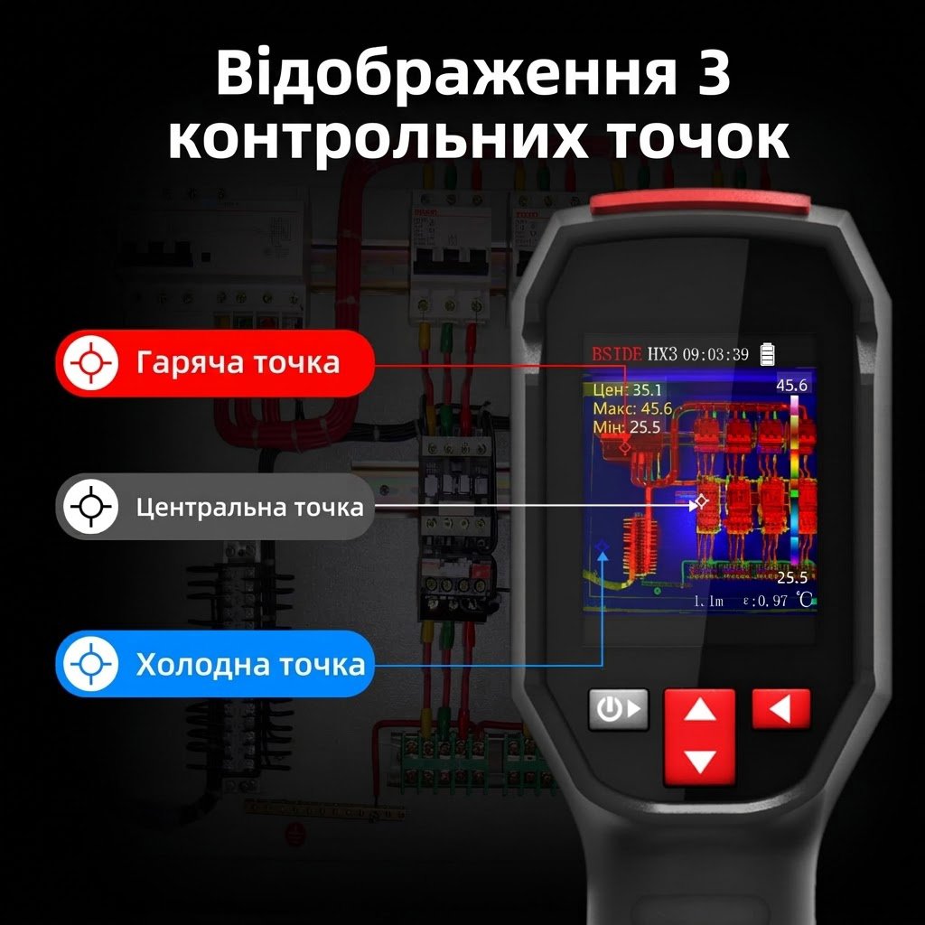 Тепловизор BSIDE HX3 / 240 x 240 / от -20 °C до +550 °C, фото №4