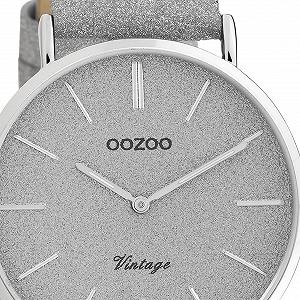 Винтажные Женские Часы Oozoo с Блестящим Циферблатом и Кожаным Ремешком Flat, 40 мм, Различные Варианты synthetic.ua - Фото 1