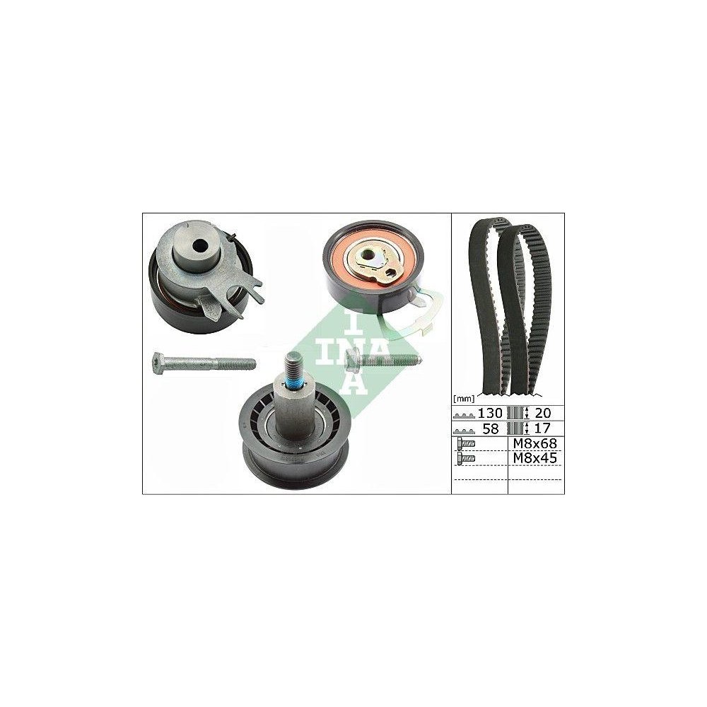 Комплект ремня ГРМ INA 530 0538 10 для AUDI SEAT SKODA VW, фото №1 Комплект ремня ГРМ INA 530 0538 10 для AUDI SEAT SKODA VW, фото №1