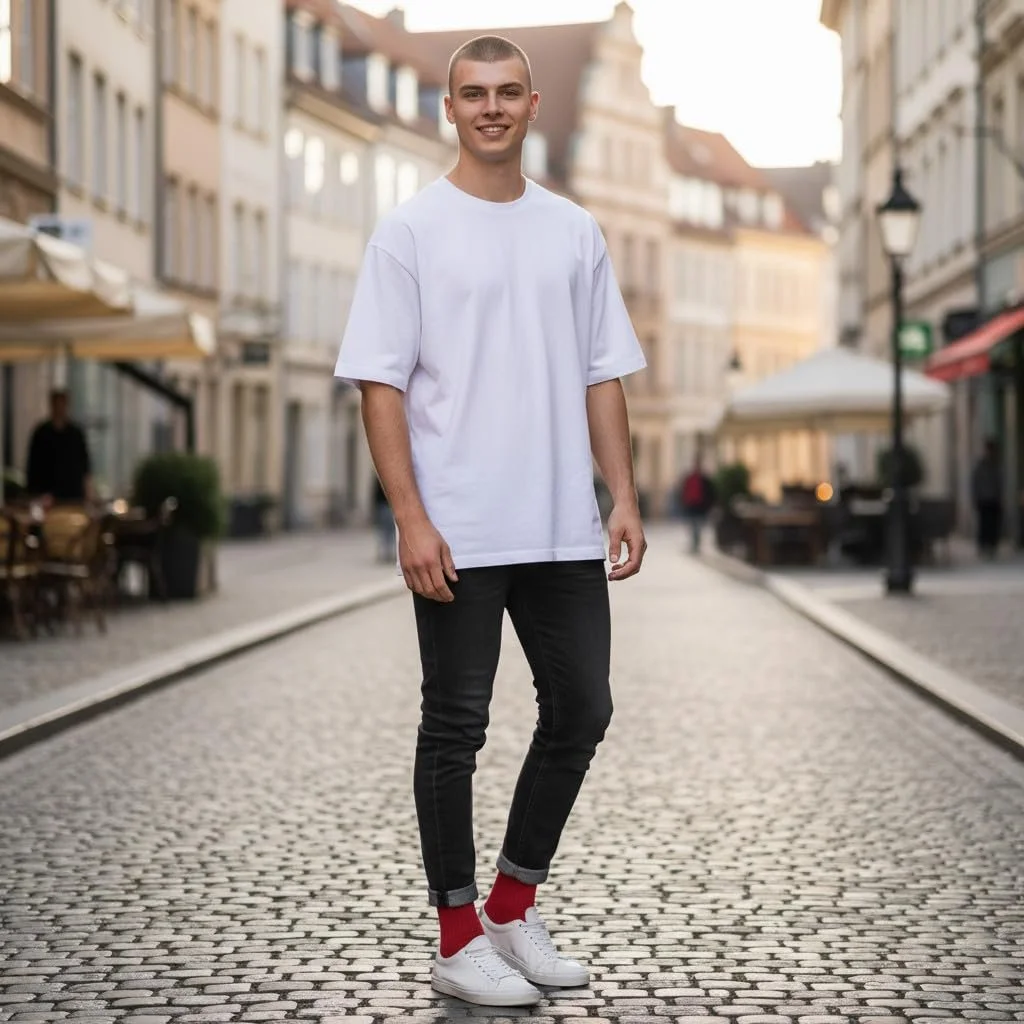 Шкарпетки Червоні для Чоловіків та Жінок Бавовняні, фото №3