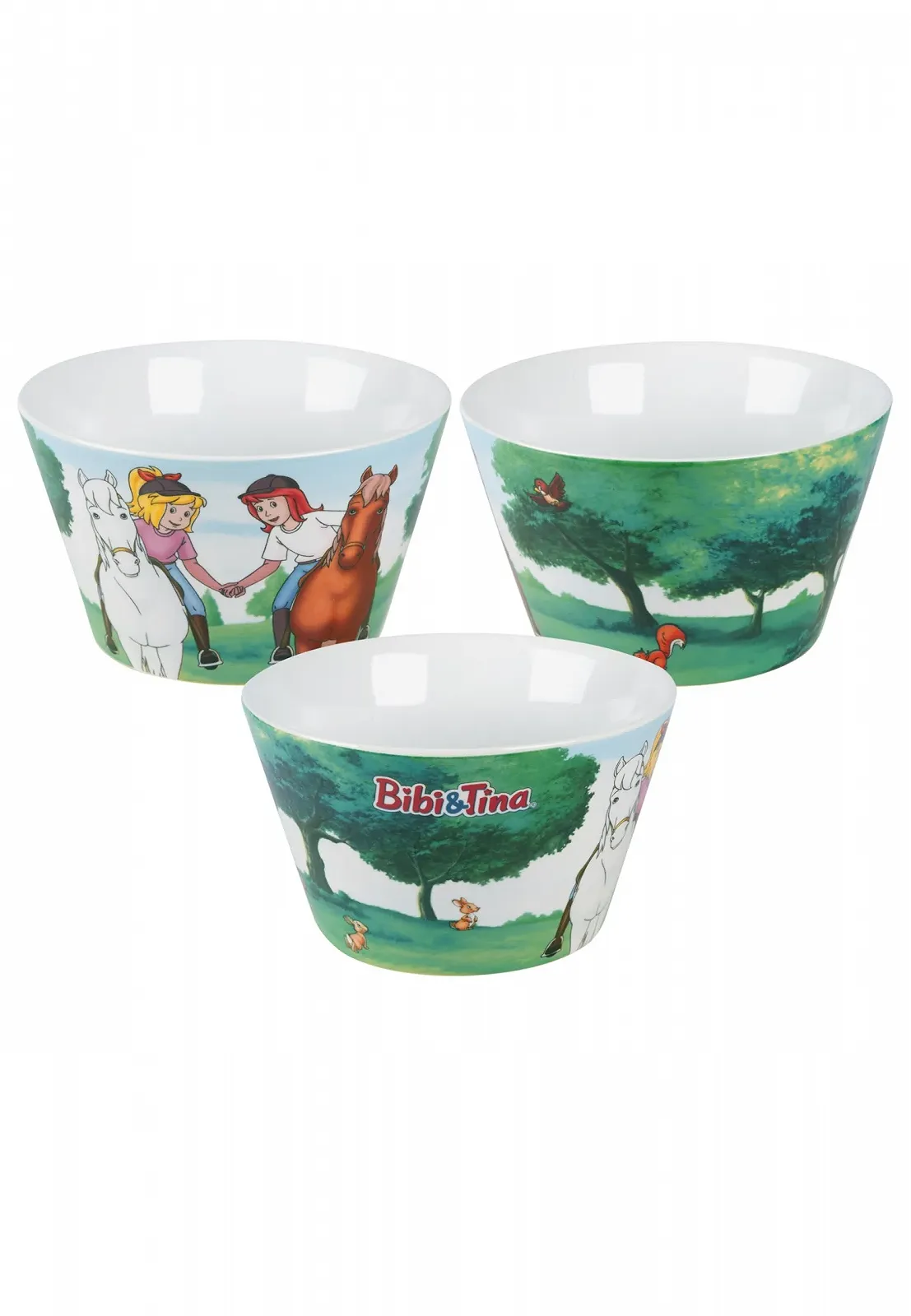 Миска United Labels Bibi & Tina Лошади - Миска для завтрака Фарфор 500 мл, фото №1