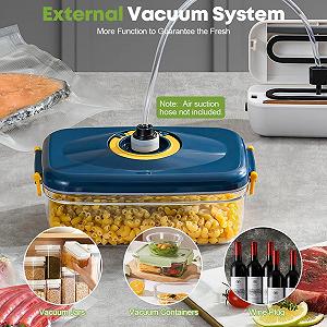 Вакуумный упаковщик HIYAA Белый + 10 вакуумных пакетов (20 x 30 см) synthetic.ua - Фото 1