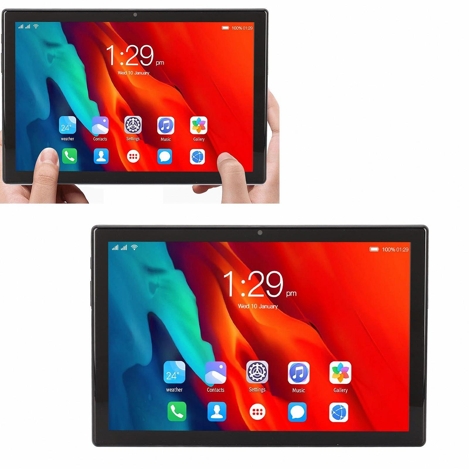 Планшет Plyisty 10,1-дюймовый Octa-Core 8 ГБ ОЗУ 128 ГБ памяти 2,5D HD IPS сенсорный экран с изогнутым стеклом 7000 мАч серый синий, фото №5
