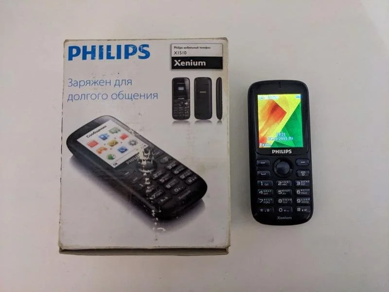 Кнопковий телефон philips xenium x1510, фото №5