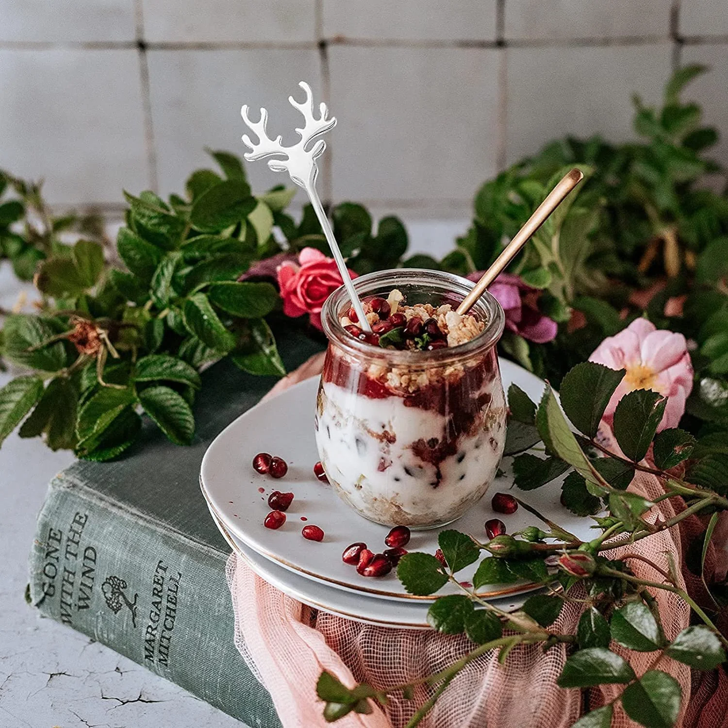 Набір з 6 мішалок Elk, ложки з нержавіючої сталі, фото №2