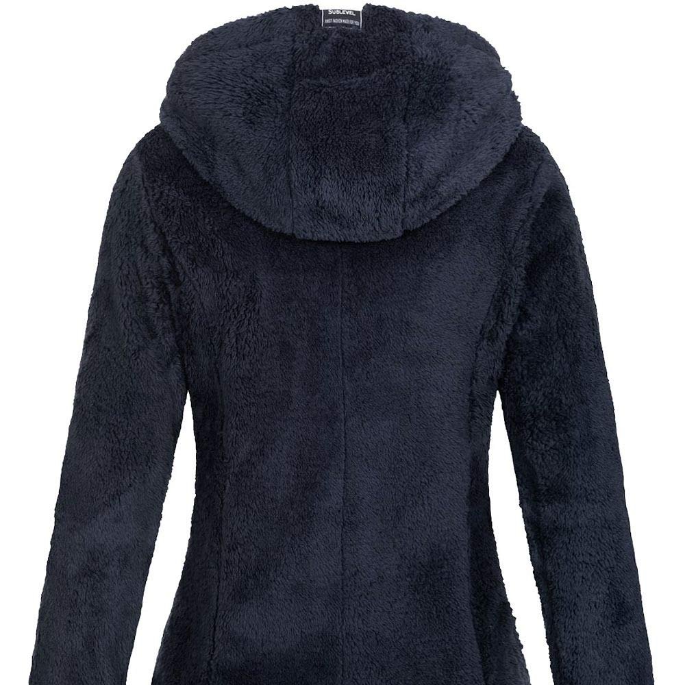 Куртка Sublevel Teddy Fleece LSL-357 Женская с капюшоном, фото №4