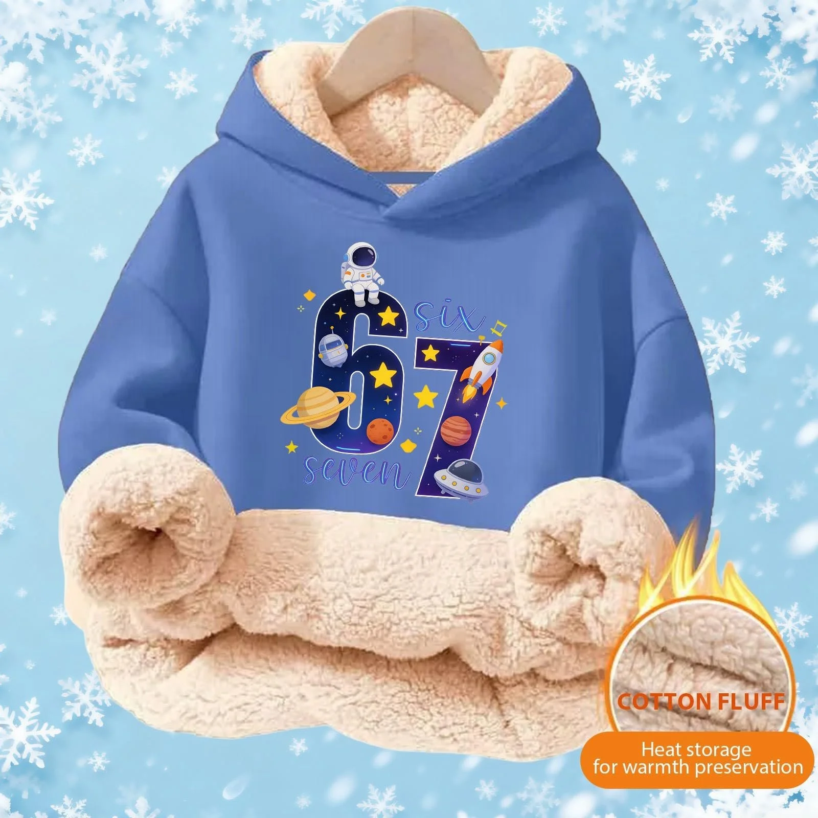 Худи Детский для мальчиков и девочек Ice 67, фото №2