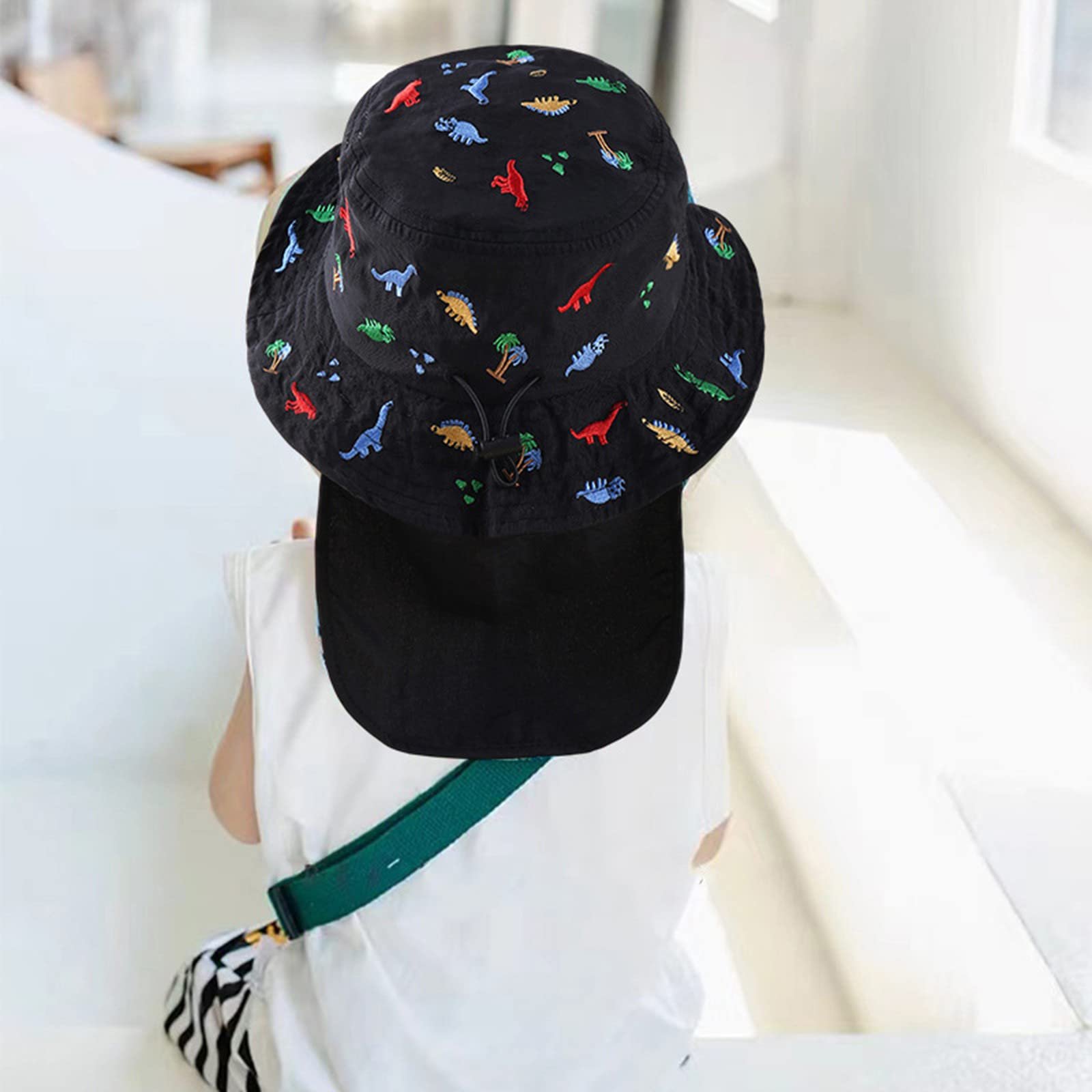 Кепка детская Glücksvogel с защитой шеи хлопковая UPF 50 летняя складная, фото №3