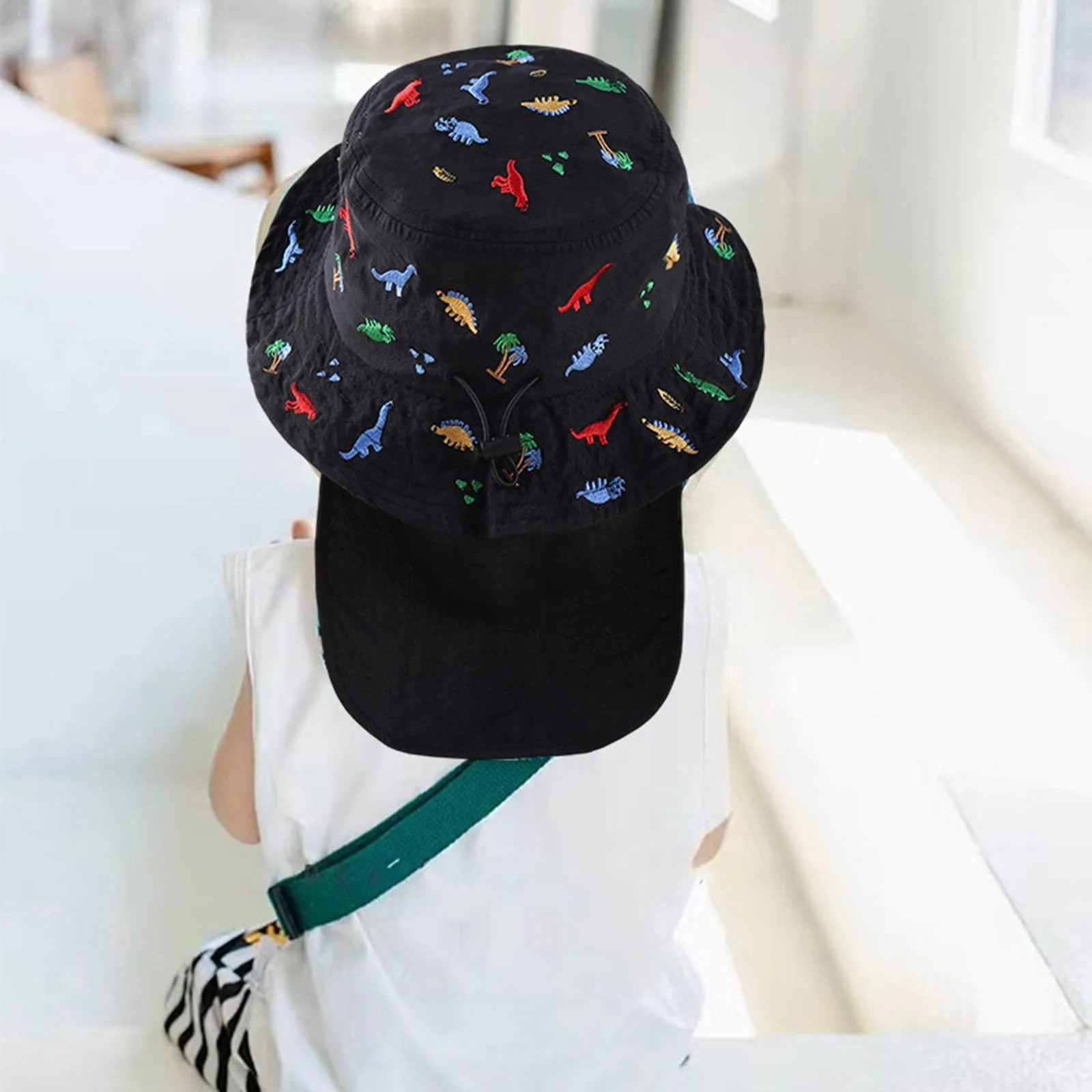 Кепка детская Glücksvogel с защитой шеи хлопковая UPF 50 летняя складная, фото №3