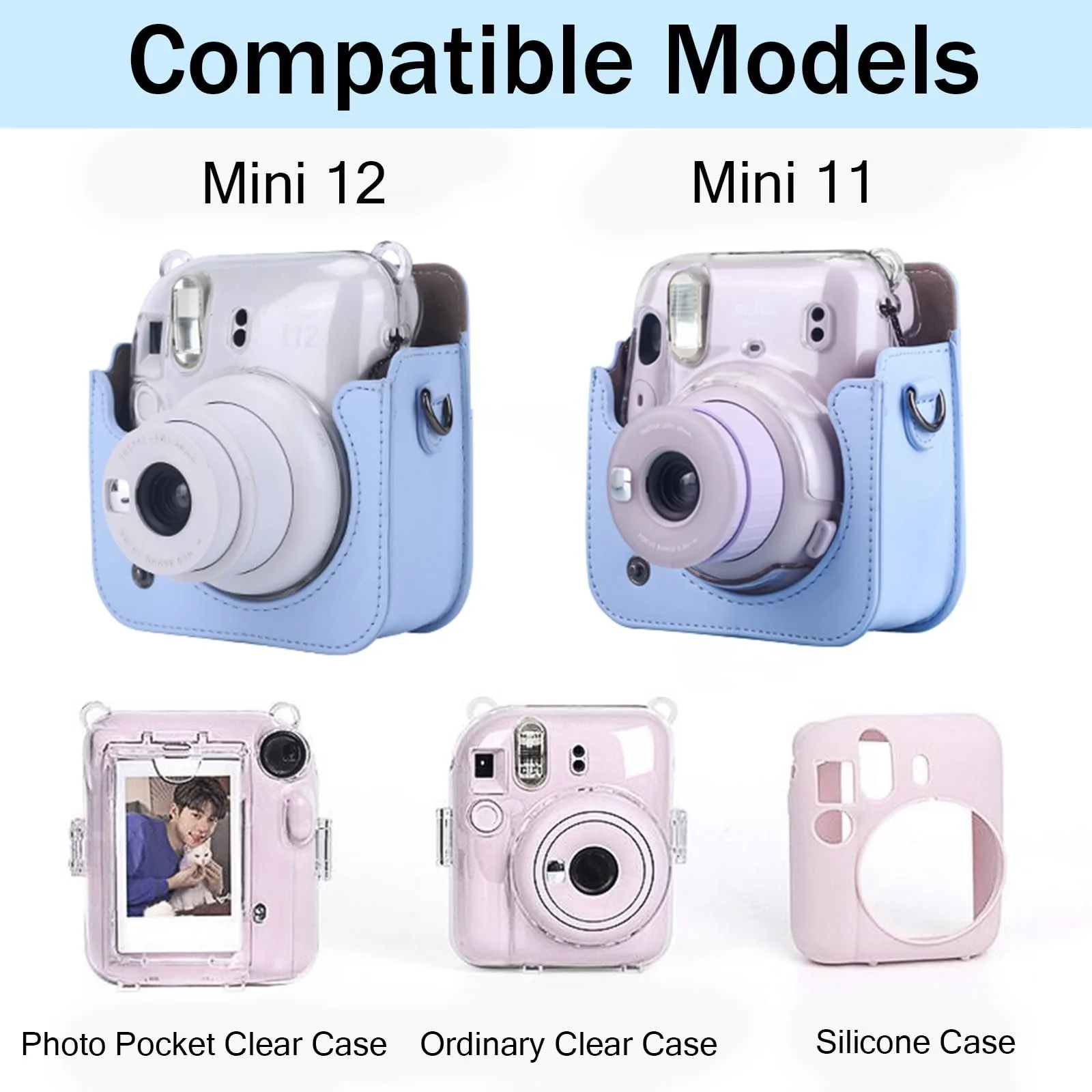 Чохол для камери Frankmate Fujifilm Instax Mini 12 Lilac Purple, фото №2