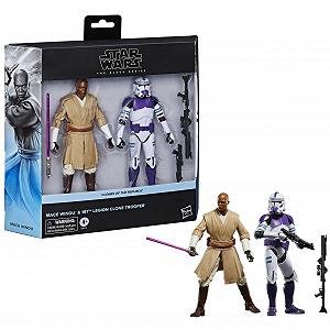 Набір фігурок STAR WARS The Black Series Мейс Вінду та клон-солдат 187-го легіону Clones of The Republic (G0212) synthetic.ua - Фото 1