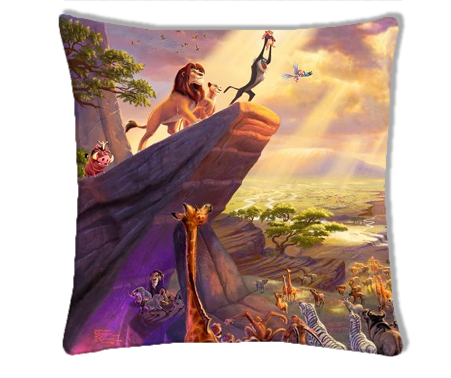 Подушка с принтом Подушковик Король Лев 2 32х32 см Разноцветный hub_13ccq7, фото №1