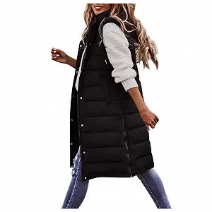 Жилет Жіночий Пуховий Довгий - Фото 1