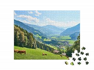 Пазл puzzleYOU Zillertal "Beautiful Zillertal in Tyrol, Austria" 500 элементов synthetic.ua - Фото 1